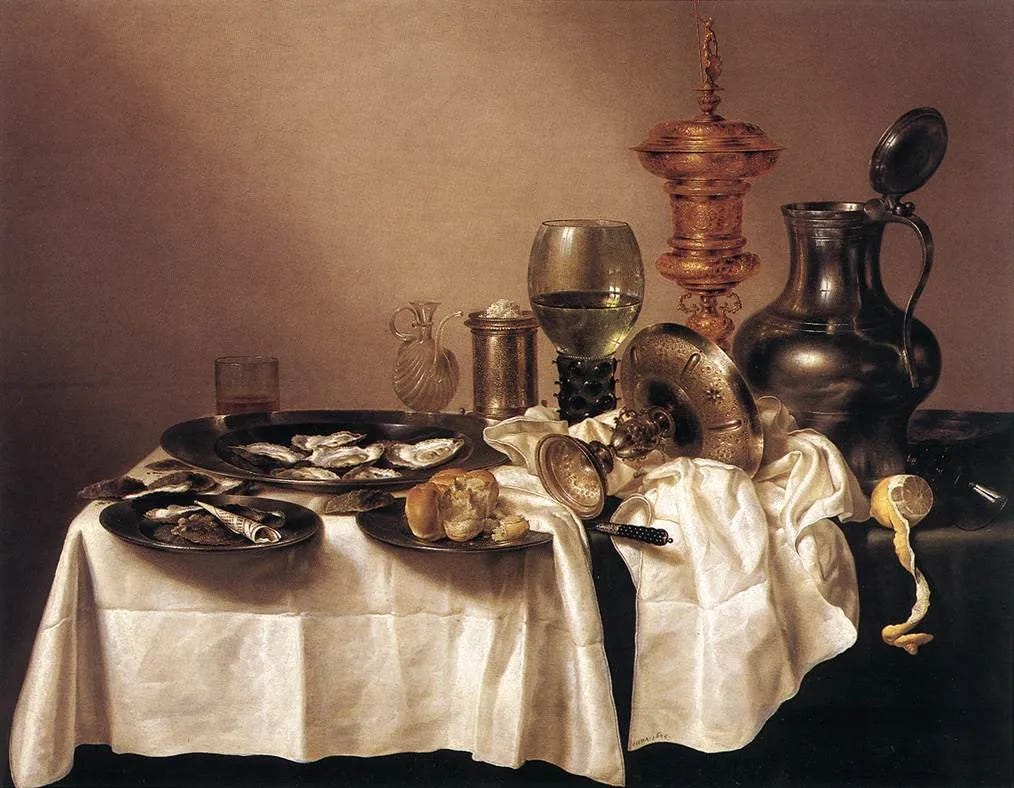 Willem Claesz Heda — Still Life with a Gilt Goblet (1635) Willem Claesz Heda — Still Life with a Gilt Goblet (1635)