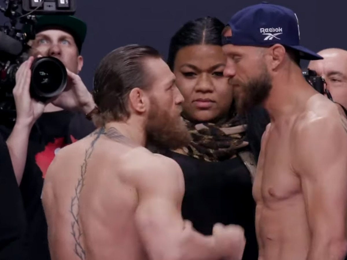 UFC 246: The Woman Who Was on the Stage For Conor McGregor vs Donald Cerrone Face-Off - EssentiallySports UFC 246: The Woman Who Was on the Stage For Conor McGregor vs Donald Cerrone Face-Off - EssentiallySports