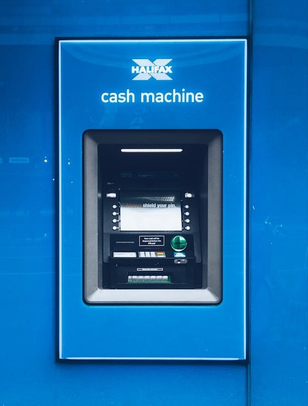 blue cash machine blue cash machine