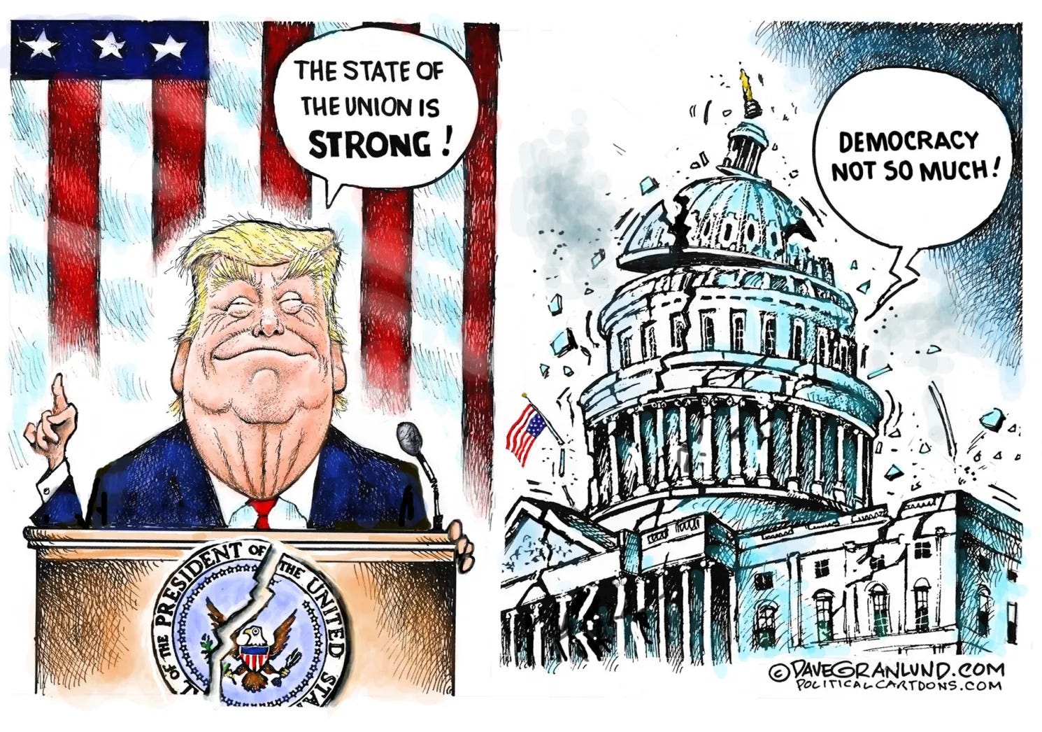 The State of Delusion: 108 Minutes of Gaslighting and Grandiosity
