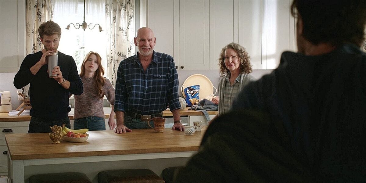 Bonham family with gay Liam checking out Colton's bulge with Stella on Walker.