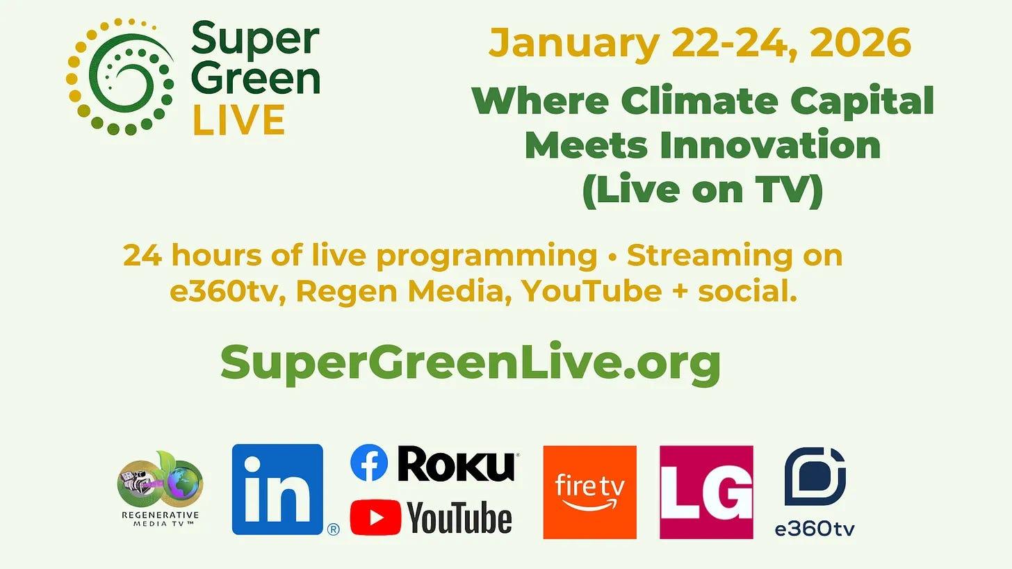 superpowers4good.com - Devin D. Thorpe - Siemens for Startups Leader Peng-Sang Cau to Headline SuperGreen Live, Joined by TerraCycle Founder Tom Szaky, Planet Positive Investing's Mark Perlmutter, and Wefunder President Jonny Price