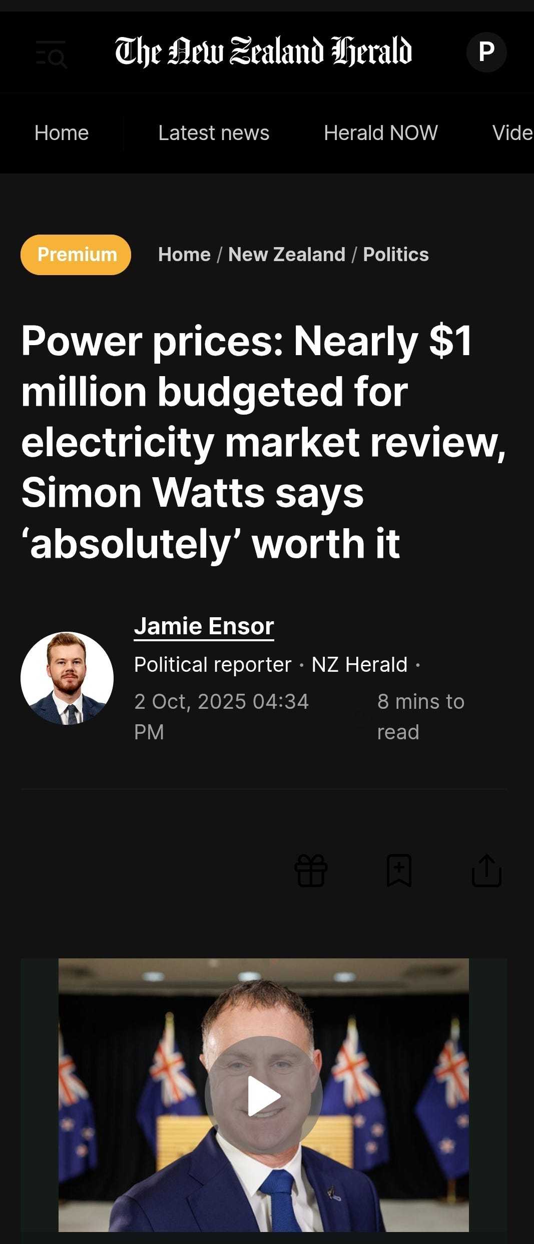 "How Simon Watts Wasted Nearly $1 Million While Kiwis Choose Between ...