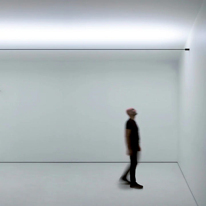 Infinito Wall-Suspension Light and Anima Floor Light from Davide Groppi