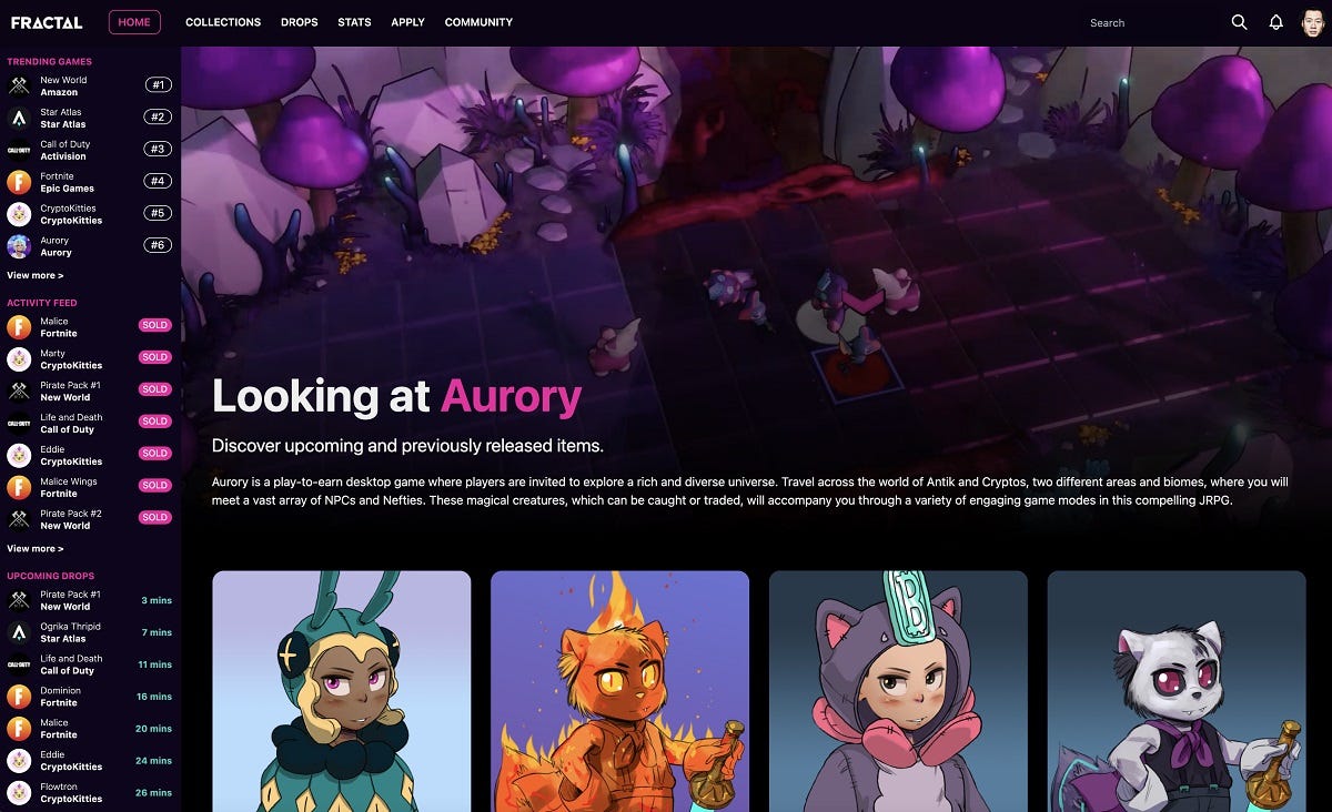 Justin Kan's Fractal NFT gaming market debuts today | VentureBeat