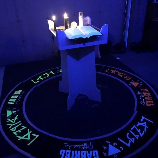 Frater Pera's basement temple