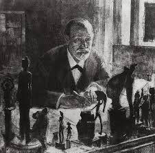 Freud among his "old and grubby gods ...