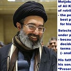 Motjaba Khameini as best successor for Ali Khameini in Iranian law to decide whether to agree to America's demands - as heir, he can set aside revenge & choose legal forgiveness to preserve the system