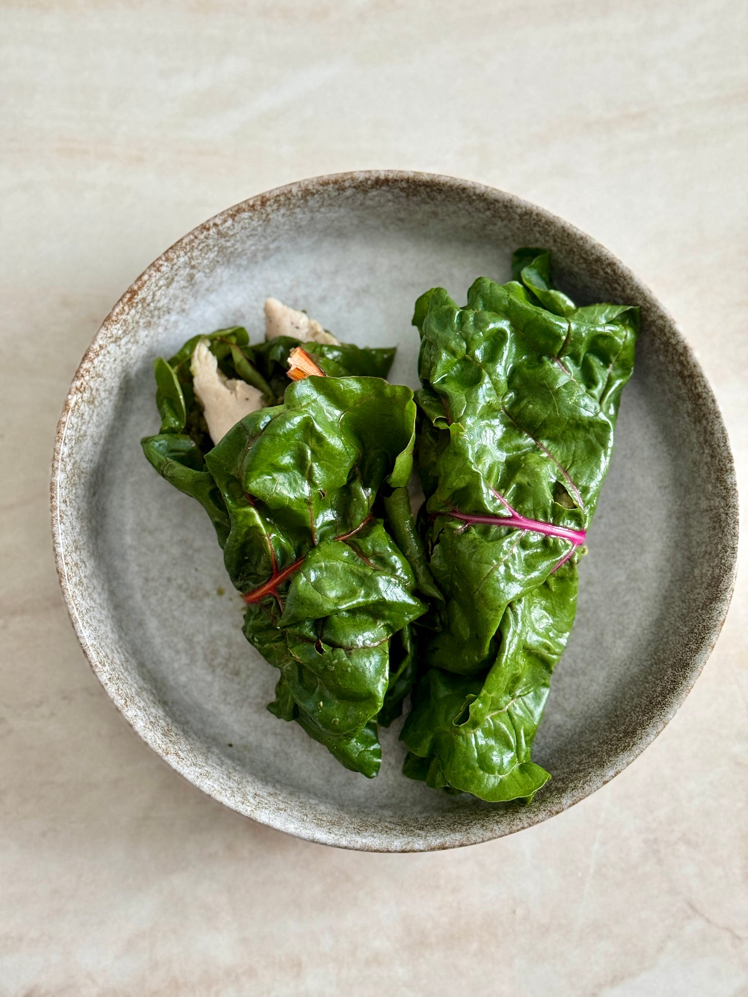Green pesto chicken wraps