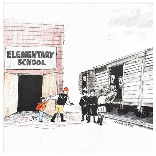 May be an image of ‎4 people, child and ‎text that says '‎ELEMENTARY SCHOOL ንል ר i JDUQUETTE JDUQUETTE‎'‎‎