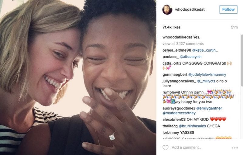 samira wiley and lauren morelli engages samira wiley and lauren morelli engages