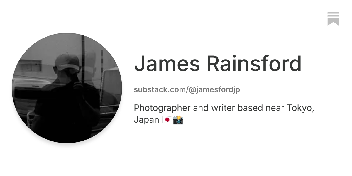 James Rainsford | Substack