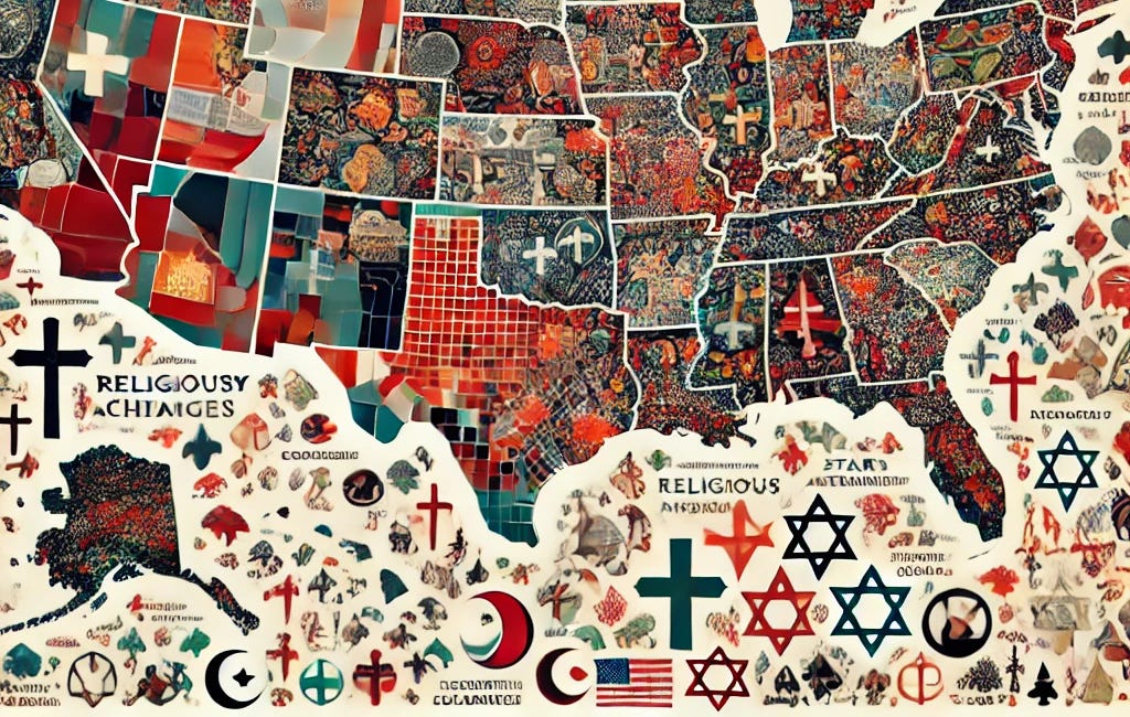 Are Shrinking Counties Seeing Religious Growth? 