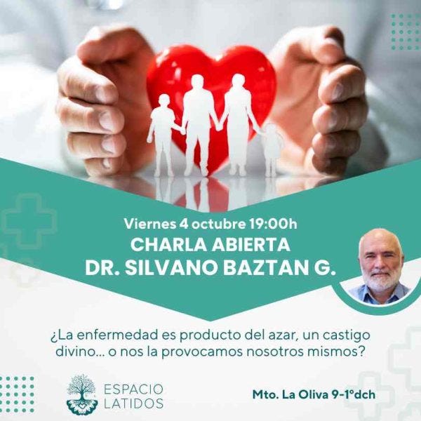 CARTEL ANUNCIADOR CHARLA EN ESPACIO LATIDOS (4 OCTUBRE 2024)