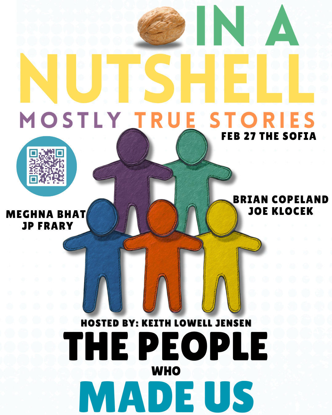 In a Nutshell's February live storytelling show is about family