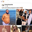 Pregnant “Dads” Are the Center of Their Own Universe
