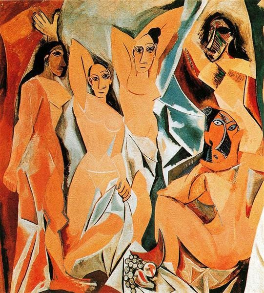 The girls of Avignon, 1907 - Pablo Picasso