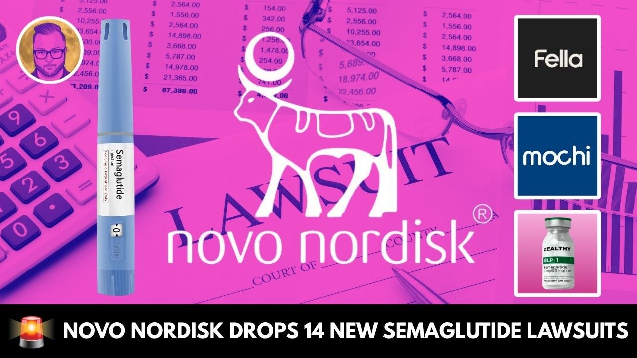 Novo Nordisk Files 14 New Lawsuits Over Compounded Semaglutide