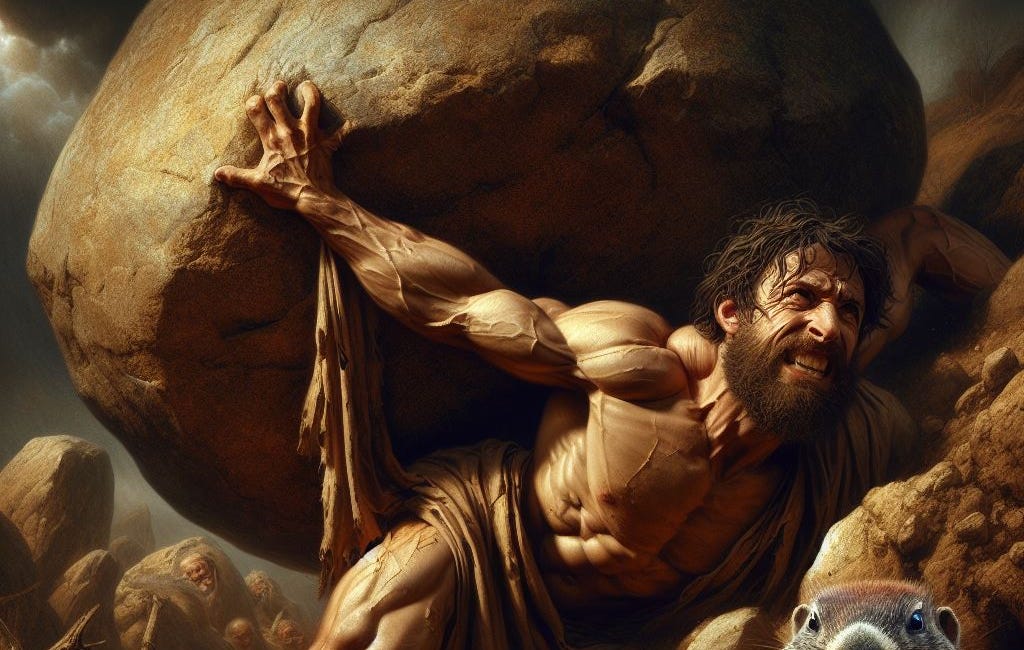 The Fable of Sisyphus & the Groundhog