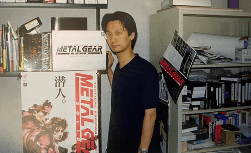 r/metalgearsolid - 33 year old Hideo Kojima, the creator of Metal Gear Solid!