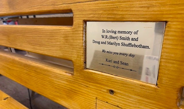 Legacy Bench Project a Labour of Love for Local Volunteer Groups