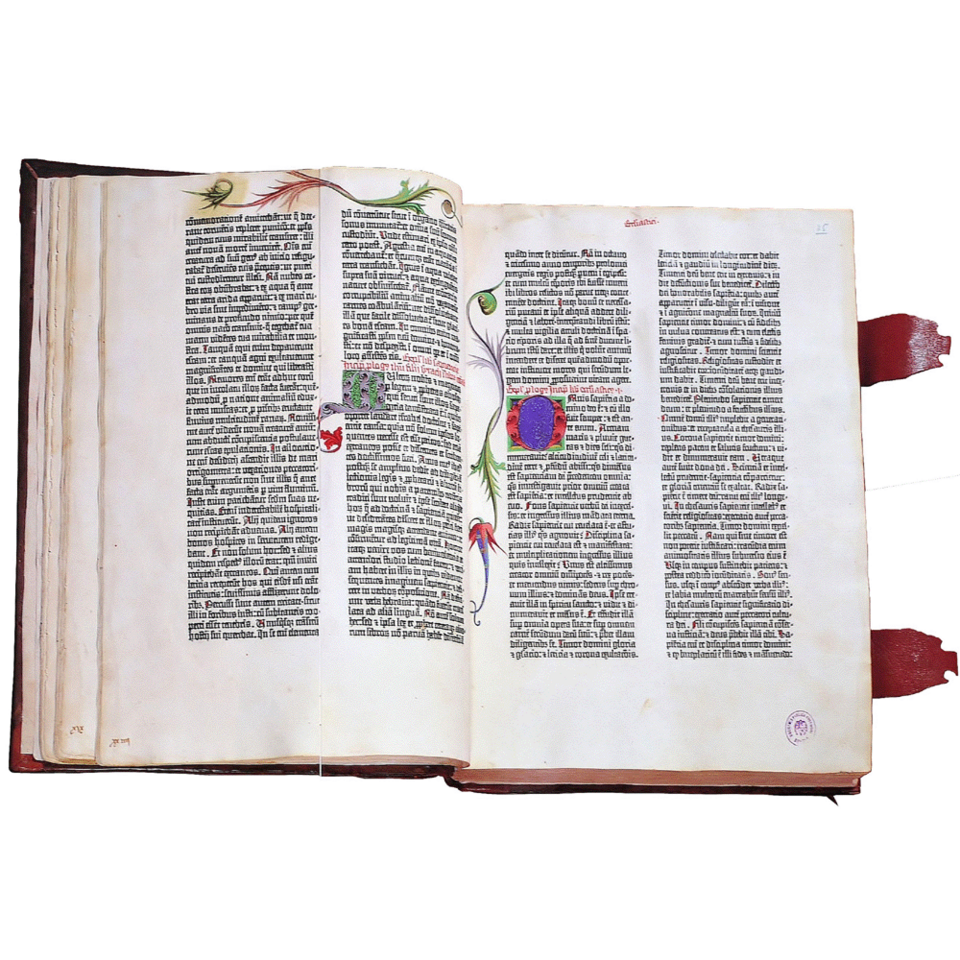 File:Biblia Gutenberg o 42 líneas. Facsímil de la Biblia de Gutenberg de Burgos. Vicent García Editores.png