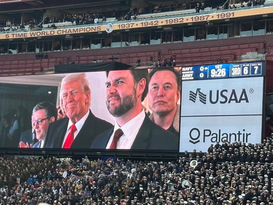 President Trump and Friends Attend Army -v- Navy Game - The Last Refuge