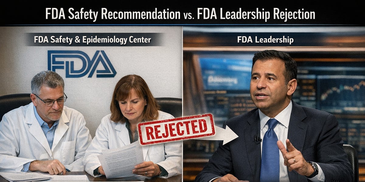 BREAKING: FDA Leadership Refuses to Add Black Box Warning to mRNA Injections—Despite FDA Scientists Recommending It