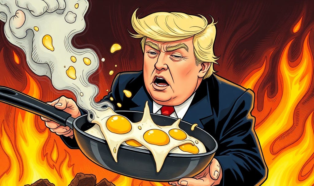 Haggith Deviantart Scrambled Eggs ala Trump - by David Haggith