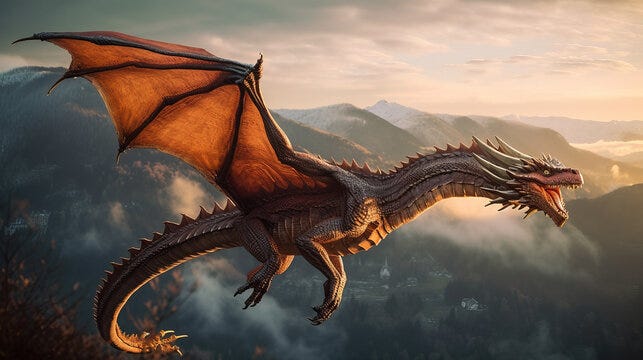 Flying Dragon Animal