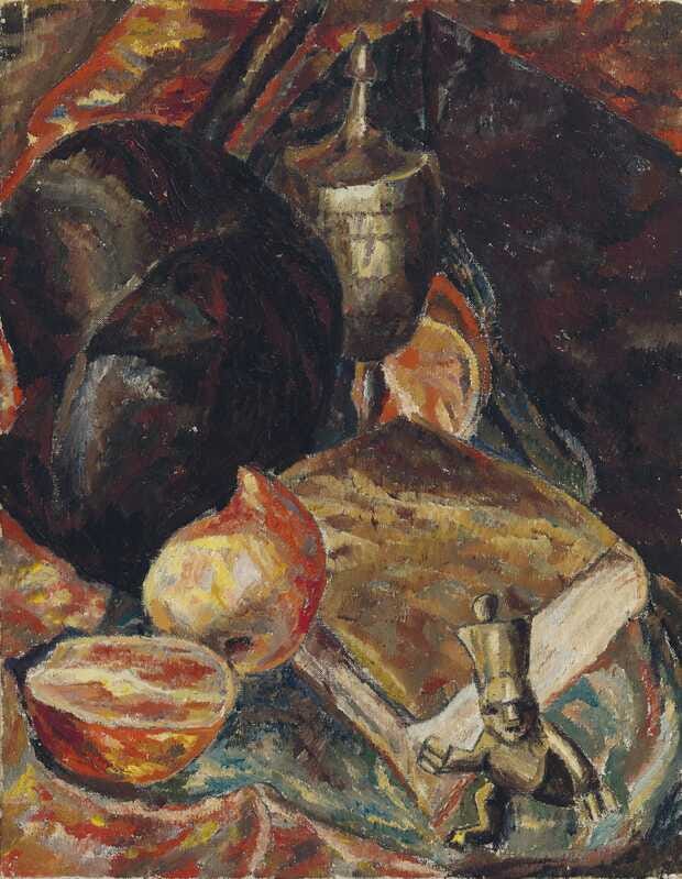 Leonora Carrington | Still Life with Creature (1935) | Artsy