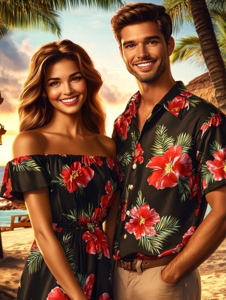 hawaiian night outfit - what are hawaiians called