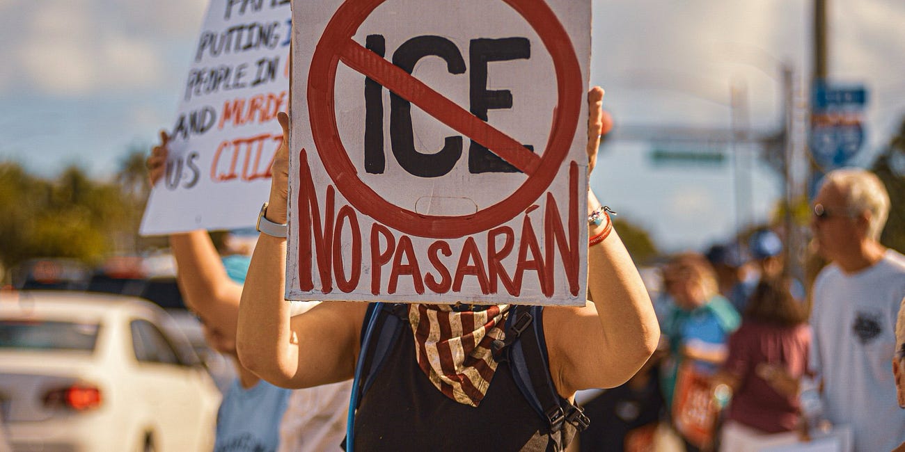 ICE Out For Good Protest - Boca Raton, Florida