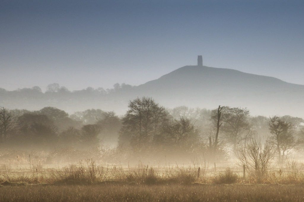 Glastonbury In Somerset - Town, Tor And Abbey