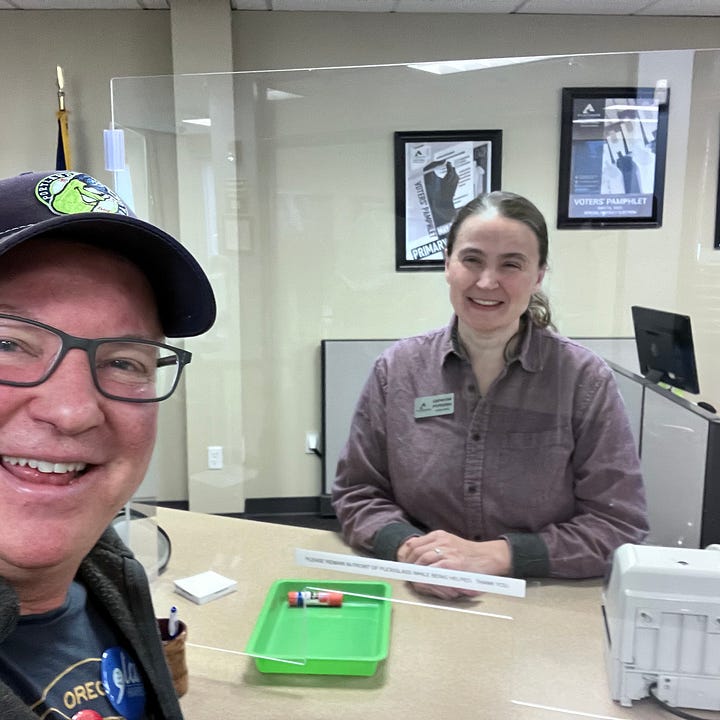 Clackamas Oregon County Clerk and voter information phone numbers