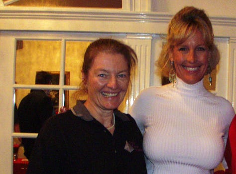 Patty Mooney's encounters with amazing women along her feminist-politico journey - Anita Hill, Barbara Boxer, Lili Tomlin, Christine Lahti and daughter, Erin Brockovich, Oprah Winfrey, Congresswoman Susan Davis and Rightful President Hillary Rodham Clinton