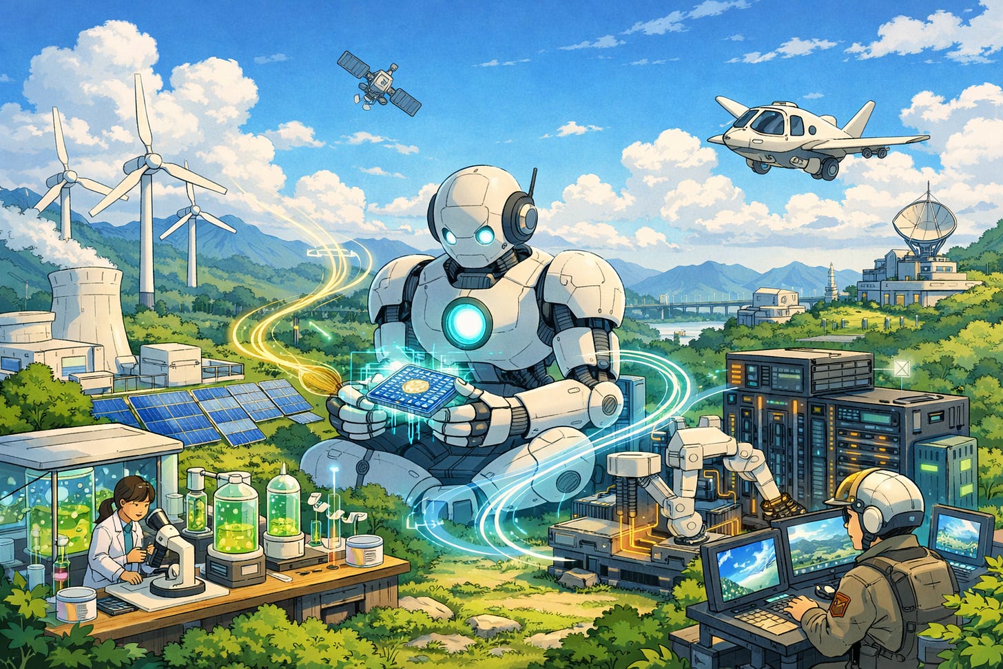 AI energy and biotech fusion