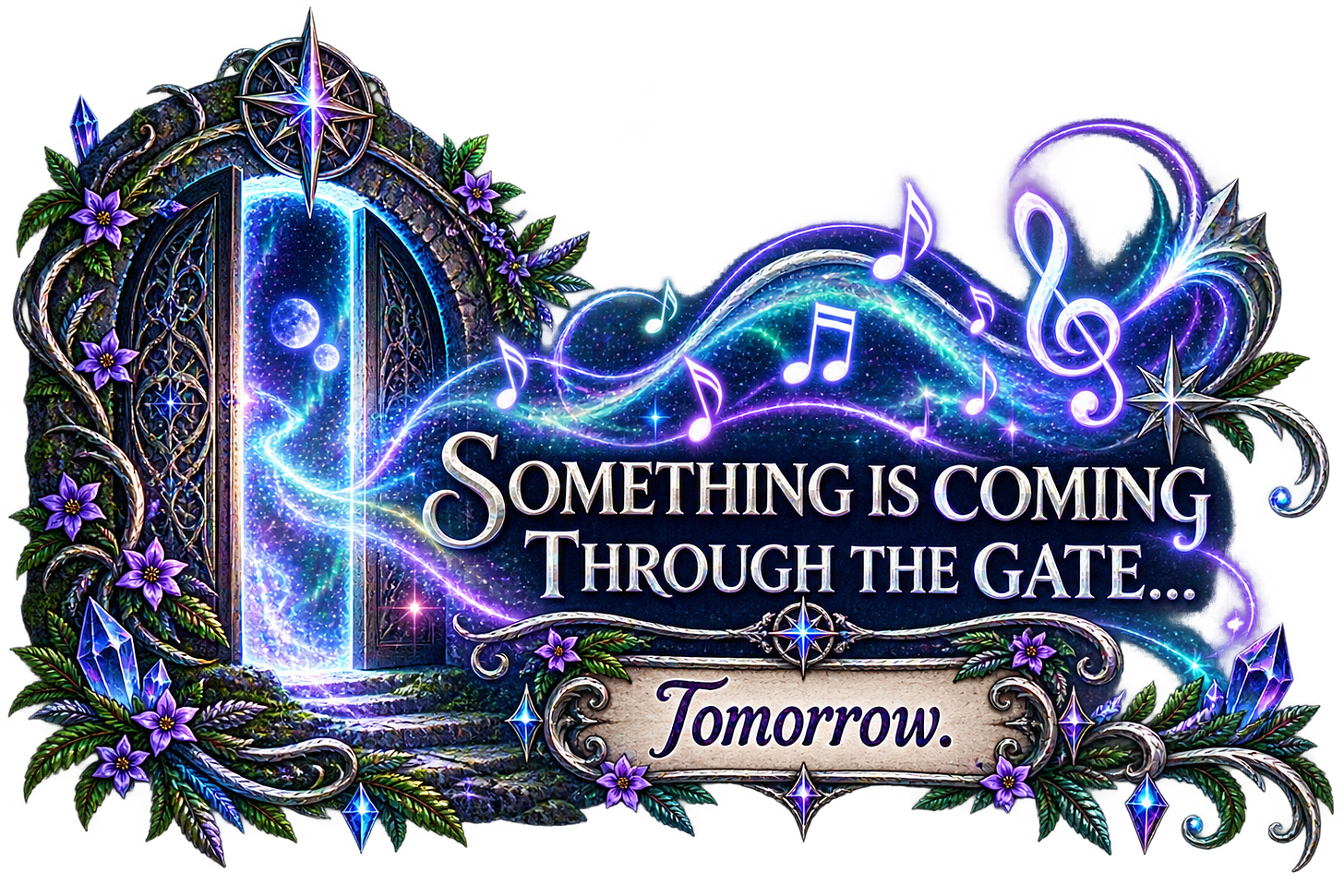 Something's Coming Through the Gate - Tomorrow. Something's Coming Through the Gate - Tomorrow.