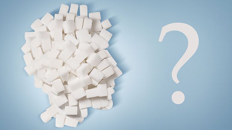 sugar brain function