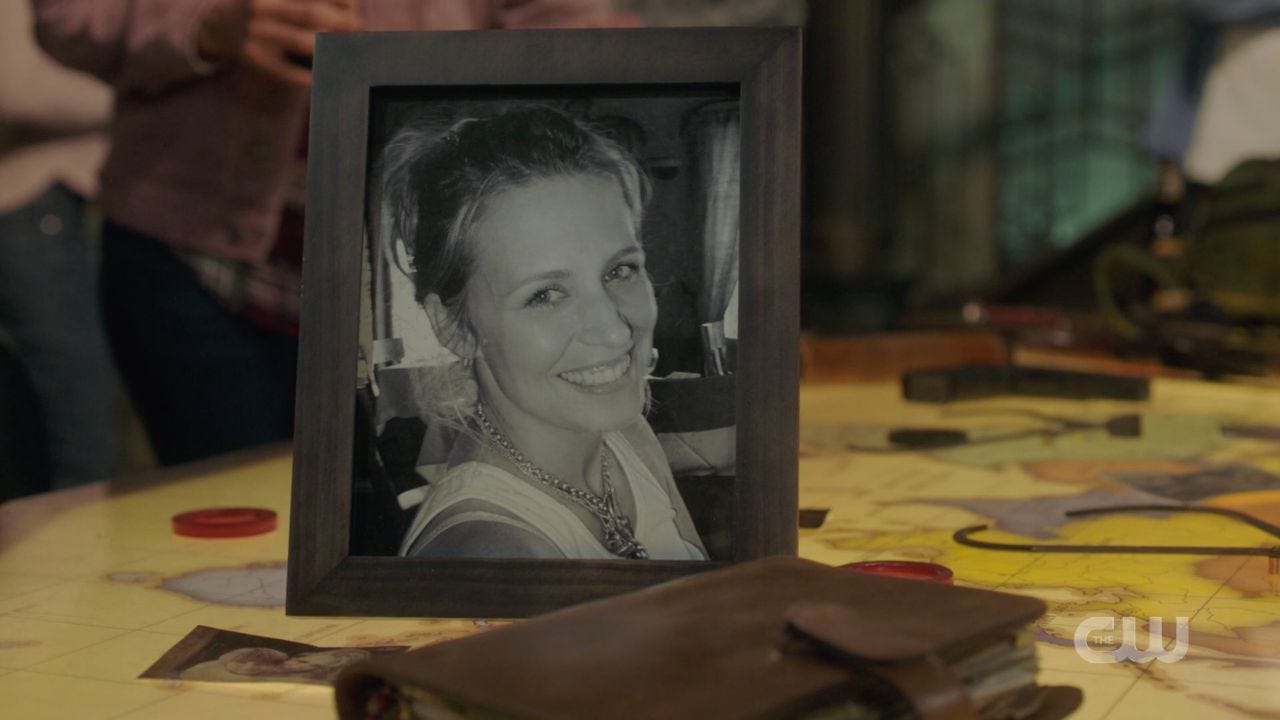 Picture of Mary at her memorial service Supernatural 14.19 Picture of Mary at her memorial service Supernatural 14.19