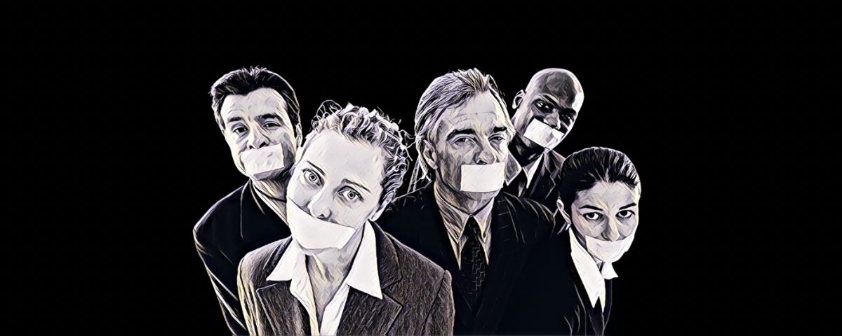 They silenced you and many others!