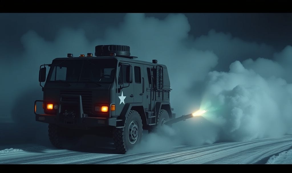 I was rescued by an army truck