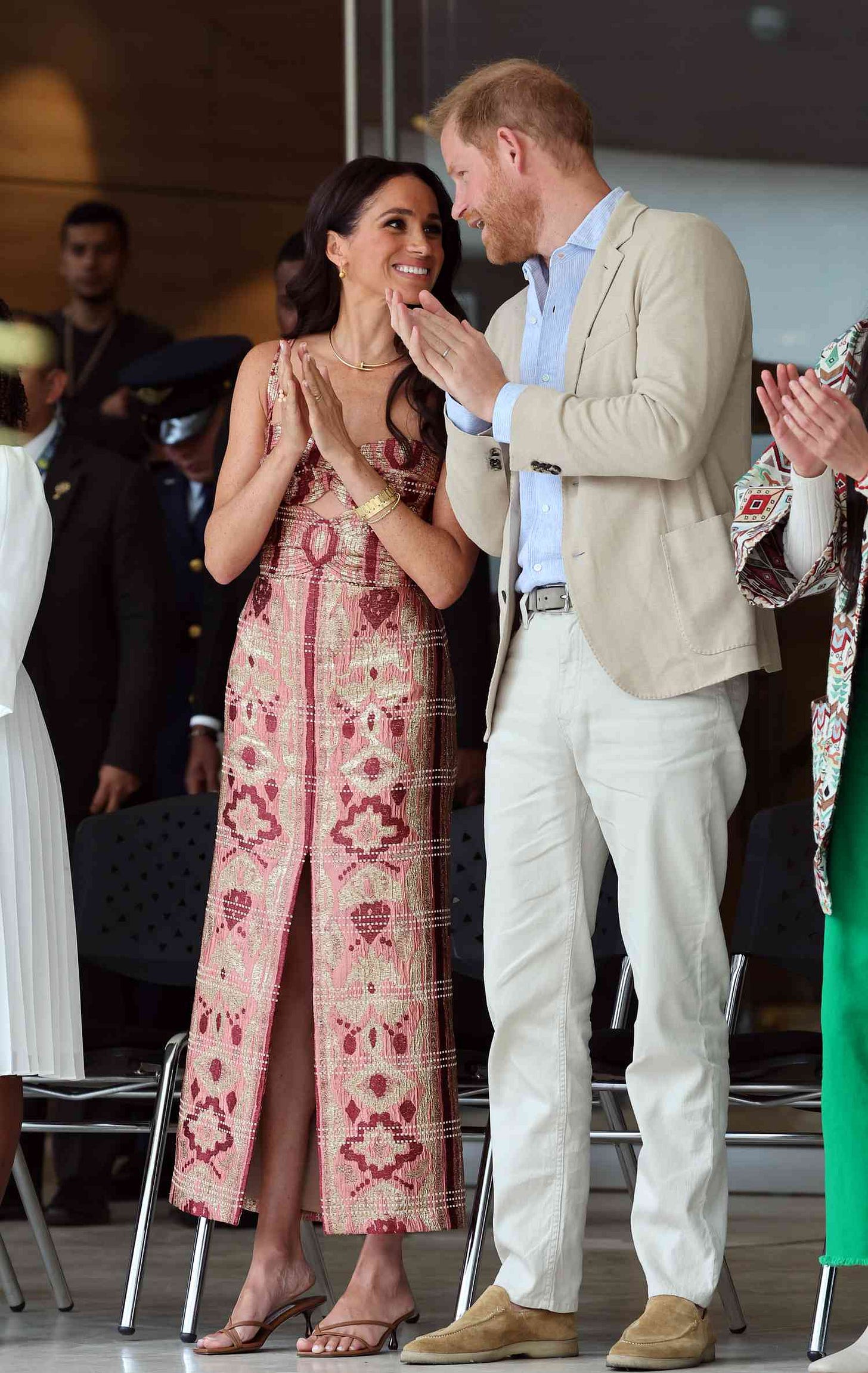 Harry, Meghan Talked About Princess Diana in Colombia