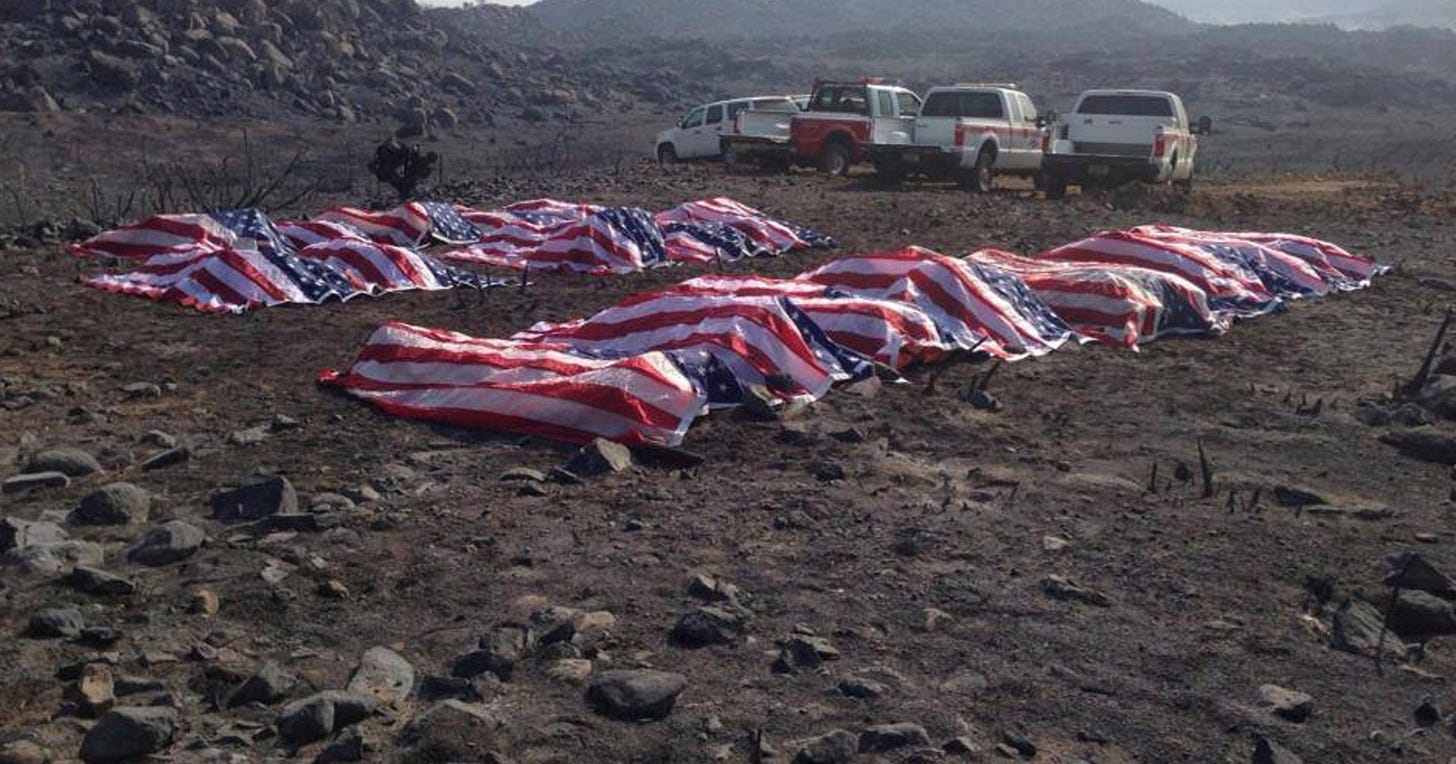 Image result from https://www.usatoday.com/story/news/2013/07/06/preliminary-report-on-yarnell-hill-fire-deaths-19-firefighters-were-trapped-by-flames/2495613/