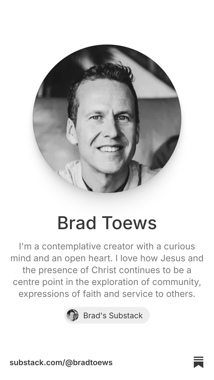 Brad Toews | Substack