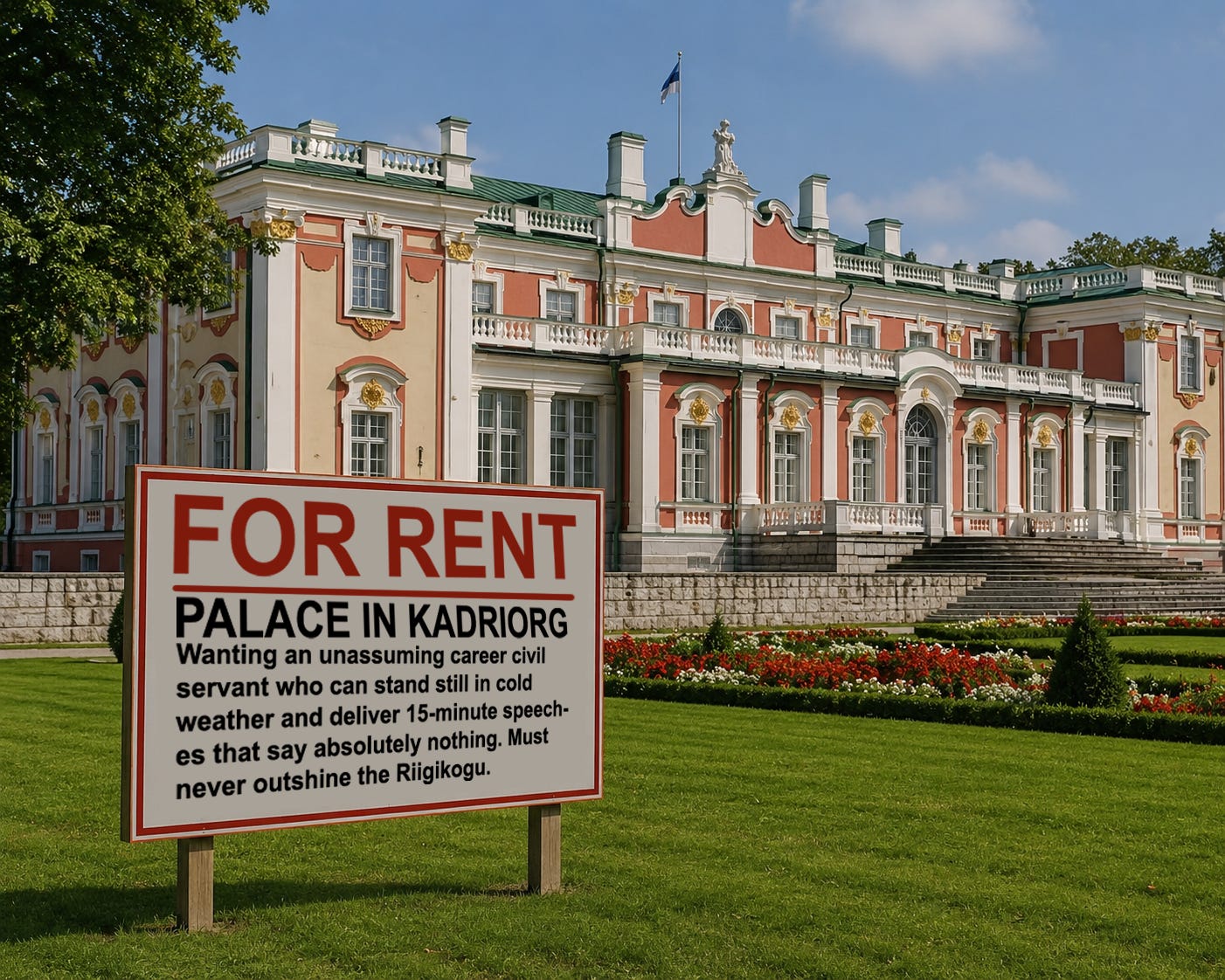 The Art of the Unremarkable: Why Estonia’s Presidency Demands Mediocrity