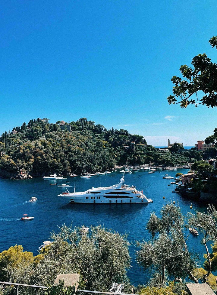 Boats in Portofino, Italy