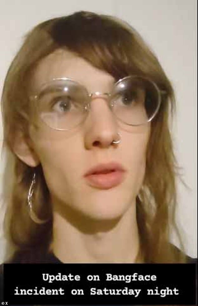 Pictured is Jae Roberts, one of the transgender women who claims to have been forcibly removed by security staff at Butlin's Skegness on October 5
