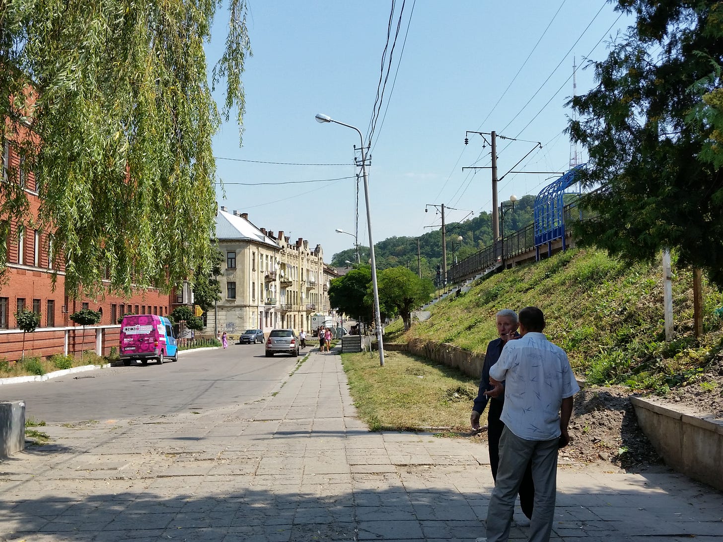 The edge of Lviv's Jewish ghetto along the train line during WW2 The edge of Lviv's Jewish ghetto along the train line during WW2