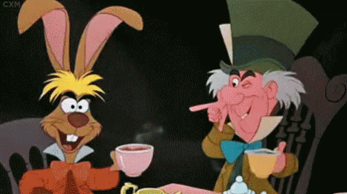 Mad Hatter and March Hare, Alice in Wonderland (1951) Mad Hatter and March Hare, Alice in Wonderland (1951)